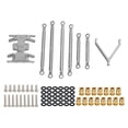 thumbnail image 4 of Piezas de vehículos RC, juego de eslabones de aluminio mejorados, varilla de varillaje, funcionamiento suave, 4 of 8