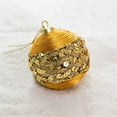 thumbnail image 3 of 8cm Sparkling Festive Foam Tree Hanging Ornament for Holiday Season Home and Party, 3 of 3