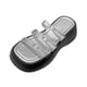 thumbnail image 5 of Sandalias de plataforma para mujer, antideslizantes, elegantes, de suela gruesa, zapatos de verano sin cordones 38, 5 of 9