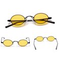 thumbnail image 4 of Gafas de Sol Vintage BLESIY Montura Ovadas Amarillo, 4 of 8