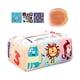 thumbnail image 4 of Caja de pañuelos para bebé, juguete sensorial para arrastrar y soltar, caja de pañuelos para bebé, juguete sensorial colorido para motor. animales de dibujos animados, 4 of 9