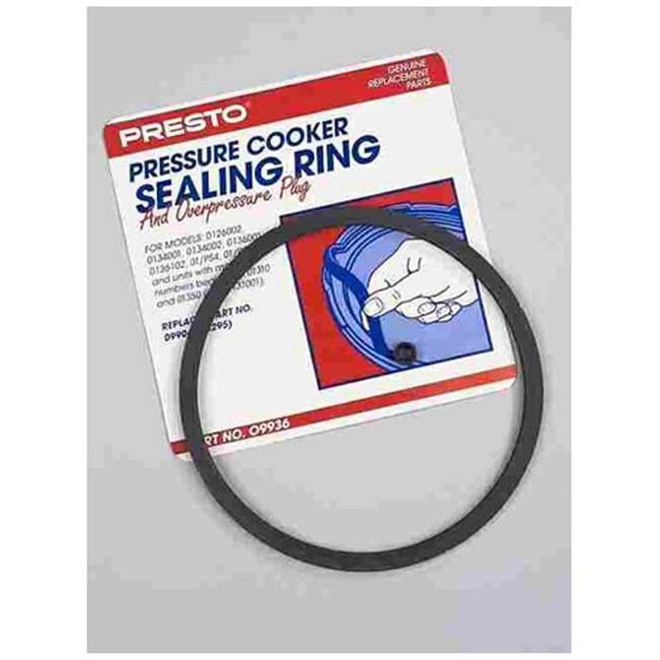 Presto 09936 Pressure Cooker Sealing Ring and Overpressure Plug