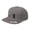 Dark Grey, variant on Custom Snapback Hats for Men & Women Barber Logo Embroidery Acrylic Flat Bill Baseball Cap Dark Grey Design Only