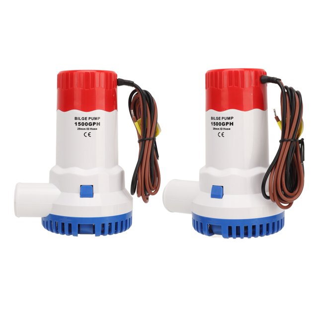 Portable Submersible Bilge Water Pump, 1500GPH Micro Bilge Pump, Marine Bilge Pump for Pond, Pools, RV, Boat