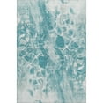 thumbnail image 2 of Addison Rugs Mayfield Premium Machine Washable Transitional Abstract Teal Rectangle Rug, 3' x 5', 2 of 7