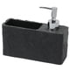 thumbnail image 5 of Organizador de dispensador de jabón compacto y resistente con compartimento de almacenamiento, fácil de usar, regalos Negro, 5 of 9