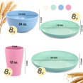 thumbnail image 2 of Supernal 32pcs Wheat Straw Dinnerware Sets, 2 of 7