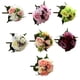 thumbnail image 4 of Cateissary Ramo de flores artificiales, cabezas falsas, rosas realistas, fiesta, hogar, autoensamblaje, simulación decorativa, pantalla de Decoración Púrpura claro, 4 of 6