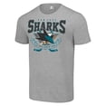 thumbnail image 2 of Men's Starter Heather Gray San Jose Sharks Team Logo Graphic T-Shirt, 2 of 3