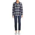 thumbnail image 2 of Time and Tru Women's Plaid Button Down Shirt, 2 of 5