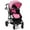 Pink, variant on Babyjoy 2 in 1 Foldable Baby Stroller Kids Travel Newborn Infant Buggy Pushchair 22 lbs Black