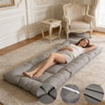 thumbnail image 4 of Fiber Mattress Student Bed Mattress | Thickened Soft Padded Foldable Mattress | Water Washed Brushed Fabric Breathable Humidity Wicking | Dormitory Home Sleeping Pad, 4 of 6