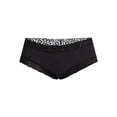 thumbnail image 5 of No Boundaries Lace Trim Cotton Rib Cheeky Panties, 3-Pack, Women's XS-XXXL, 5 of 7
