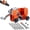 Big-5 Head, variant on Portable Hand Crank Chainsaw Sharpener Tool with Grinding Heads, Manual Chain Sharpening Tool for Garden and Woodworking Use