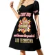 thumbnail image 2 of Arte aborigen australiano - Vestido de manga corta con estampado de jalea australiana. Ropa de vestir para mujer., 2 of 7