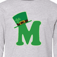 thumbnail image 4 of Inktastic Irish St Patricks Day Letter M Monogram Long Sleeve Youth T-Shirt, 4 of 5