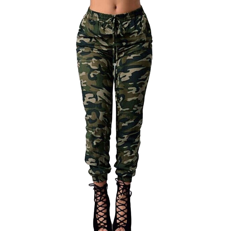 army print trousers womens