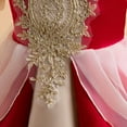 thumbnail image 4 of FAMTKT Toddler Girls Dresses Flower Princess Party Dresses Net Yarn Mesh Bow Ruffles Birthday Wedding Pageant Tulle Dresses, 4 of 9