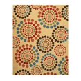 thumbnail image 1 of EORC OS5020IV 5.25 x 7.25 ft. Velur Nylon Ivory Bubbles Rug, 1 of 3