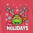 thumbnail image 3 of Teenage Muntant Ninja Turtle - Happy Holidays - Toddler And Youth Short Sleeve Graphic T-Shirt, 3 of 5