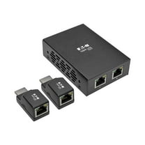 Tripp Lite 2-Port HDMI Over Cat5 Cat6 Extender Kit Power Over Cable, 1080p @ 60Hz TAA (b126-2p2m-poc)