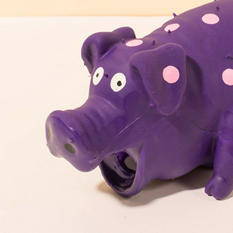 Purple pig dog toy hotsell