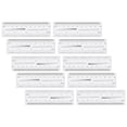 thumbnail image 3 of HAOAN10 Pcs Manicure Rulers Student Scale See Through Measure Transparent, 3 of 8