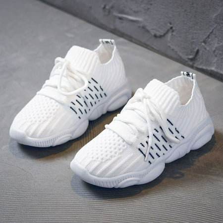 

Toddler Kids Boys Girls Teen Softness Breathable Flying Sports Shoes