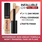 L'Oreal Paris Infallible Full Wear Concealer, Full Coverage, Cashew, 0.33 fl oz