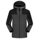 thumbnail image 1 of Chaqueta de caparazón suave para hombre, chaqueta fina para exteriores, para montañismo, resistente al viento, impermeable, para deportes, senderismo, chaqueta con capucha para hombre, 1 of 5
