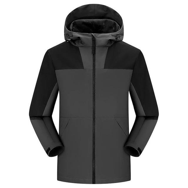 Chaqueta de caparazón suave para hombre, chaqueta fina para exteriores, para montañismo, resistente al viento, impermeable, para deportes, senderismo, chaqueta con capucha para hombre