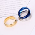 thumbnail image 4 of Anillo Unisex De Acero Inoxidable | Plano Mate De 8 mm De Ancho Temperamento, 4 of 4