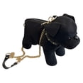 thumbnail image 3 of bolsa con forma de perro francés, creativa, divertida y encantadora para fiestas al libre y viajes. Negro, 3 of 10
