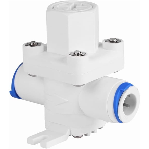 RVKXHD Water Pressure Relief Regulator 3/8" Reducing Valve Filter Push to Quick Connect Fittings for Reverse Osmosis Water System