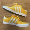 thumbnail image 2 of Ad-id-as Skateboarding Sneakers Yellow Canvas Low Top Shoes EG9307 Mens 11, 2 of 6