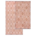 thumbnail image 4 of Modern Threads Oxford 6-Piece Yarn Dyed Adult Cotton Bath Towel Set, Coral, 4 of 19