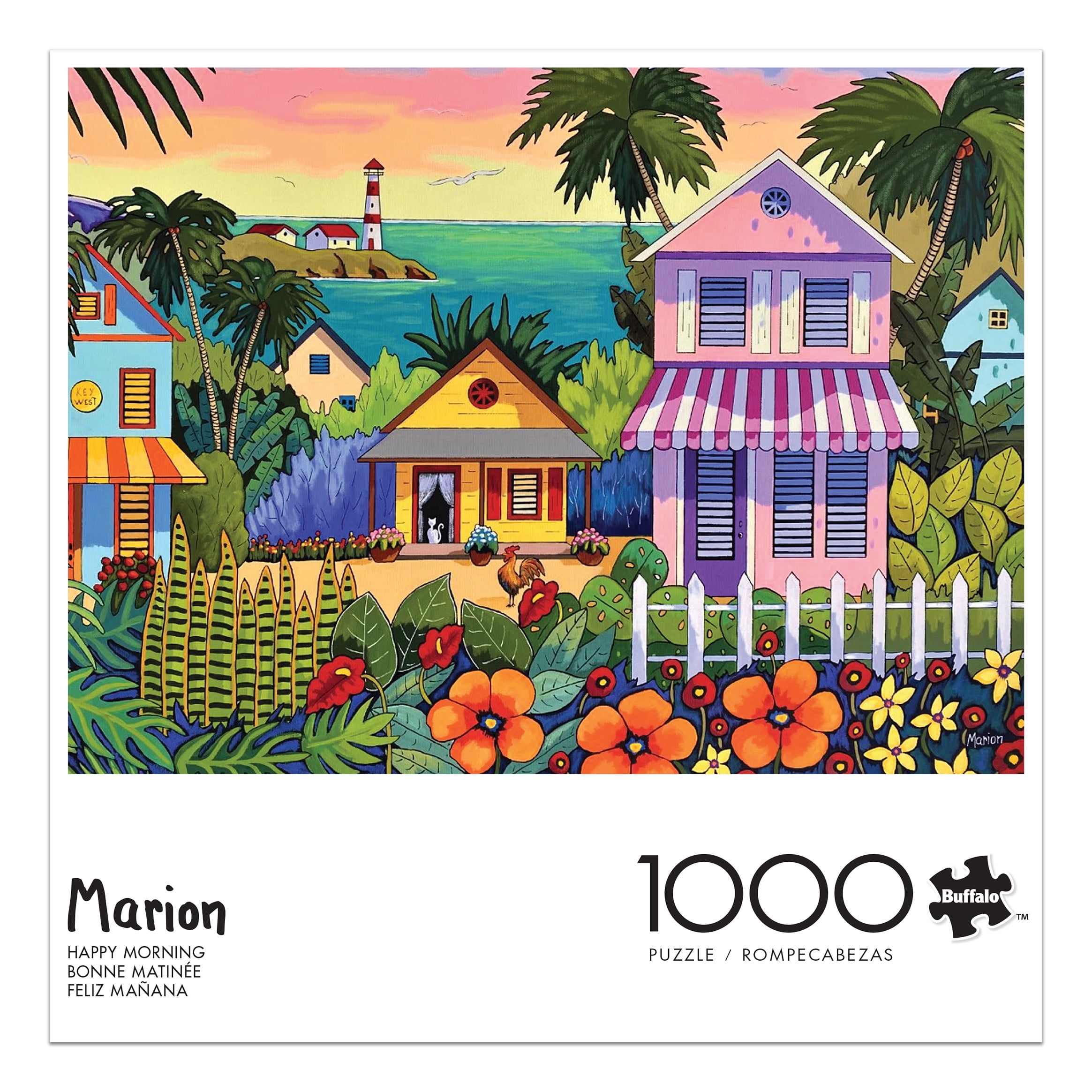 Buffalo Games Happy Morning 1000-Piece Interlocking Jigsaw Puzzle for Adults Ages 14-99 Years