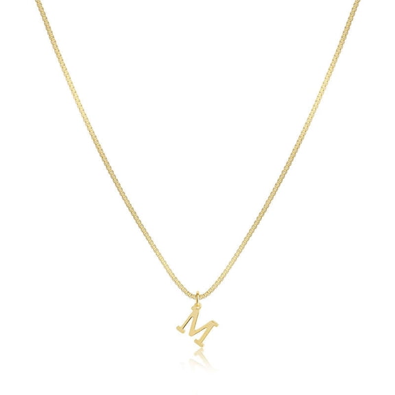 Xecvkr Alphabet Initial Pendant Dainty Necklace Personalized Name Layered Women Pendant Stylish Choker Fashion Jewelry Adjustable Letter Copper Romantic Single