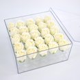 thumbnail image 4 of Jarrón decorativo con rosas de acrílico y 2 niveles extraíbles para bodas 25 agujeros, 4 of 6