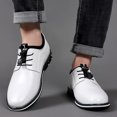 thumbnail image 3 of Dakaela Mens Dress Shoes Casual Business Oxfords Derby Sneakers Orthopedic Leather Lace up Loafers Flats, 3 of 7