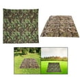 thumbnail image 1 of 2pieces Camping Tarp Waterproof Picnic Mat Multifunctional Tent Backpacking Macarena  Huella de tienda, 1 of 8