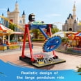 thumbnail image 2 of Motorized Pendulum Ride Building Blocks Set, Mechanical Swing Ride Model with Electric Drive, Amusement Park Display Construction Collectible Kit for Desk & Shelf Decor(2192 PCS), 2 of 7