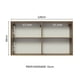 thumbnail image 5 of Alacena Madesa Glamy 120 cm 2 Puertas Marrón/Blanco, 5 of 6