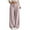 Pink, variant on WTOBBY Women's Corduroy Pants Casual High Waist Elastic Waist Straight Leg Loose Comfy Trousers with Pockets Winter,Beige L