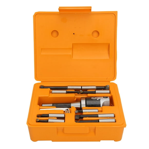 Boring Bar Set Boring Head Boring Machine Set F1 0.001'' 7/16-20UNF Set Firm And Strong For Nearly All Kinds Of Lathe