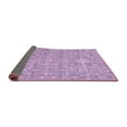 thumbnail image 2 of Ahgly Company Indoor Square Abstract Purple Modern Area Rugs, 6' Square, 2 of 4