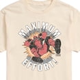 thumbnail image 3 of Marvel Deadpool - Maximum Effort - Men's Short Sleeve Graphic T-Shirt, 3 of 5