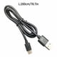 thumbnail image 2 of Cable de carga rápida USB tipo C de 6 pies, USB tipo C 3.1, cable de sincronización de datos, 2 of 2