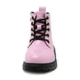 thumbnail image 4 of kkdom Boys Girls Kid Combat Boots Unisex Pink Size 12 Little Kid, 4 of 6