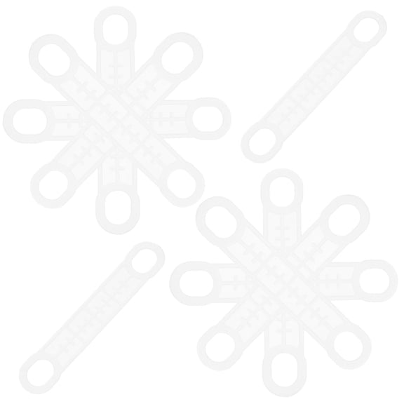 OUNONA 10Pcs Universal Clear Clothes Hanger Silicone Strips Anti Skid Coat Hanger Accessories